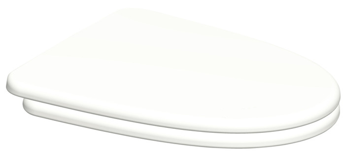 Toalettsete hvit uten soft-close